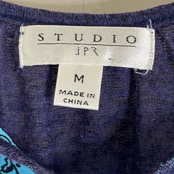 Studio JPR Blouse Women Size Medium - Picture 6 of 6